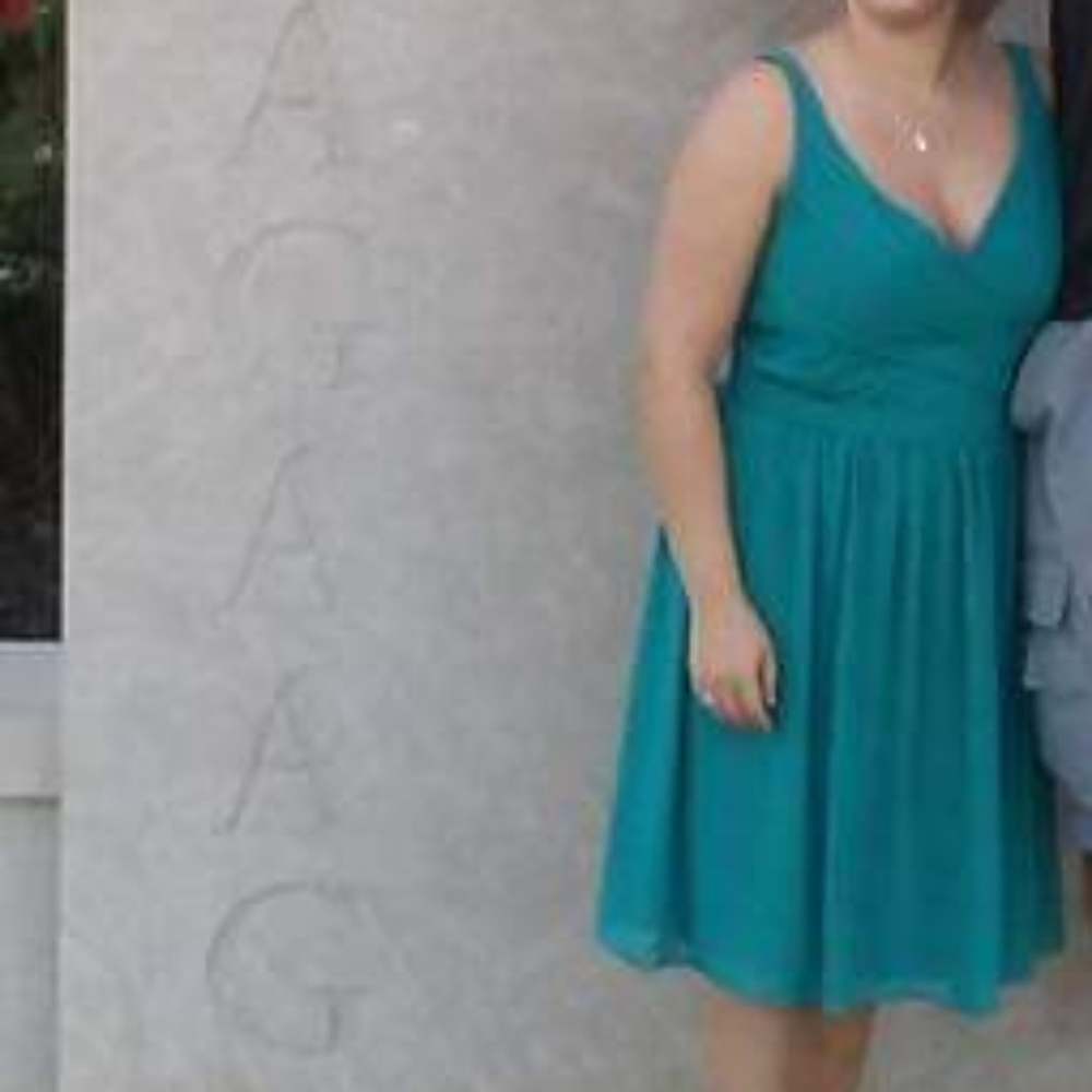 David's Bridal bridesmaid dress